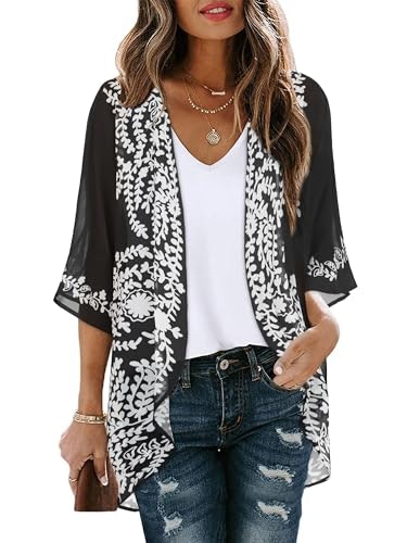 Women's Floral Kimono Cardigan Cover Up: $9.99 Women's Floral Kimono Cardigan Cover Up: $9.99