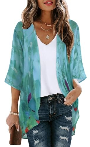 Women's Floral Kimono Cardigan Cover Up: $8.49 Women's Floral Kimono Cardigan Cover Up: $8.49