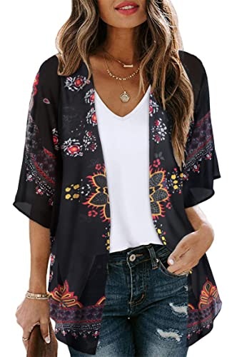 Women's Floral Kimono Cardigan 4XL: $11.89 Women's Floral Kimono Cardigan 4XL: $11.89