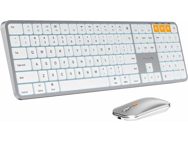 ProtoArc Backlit Bluetooth Keyboard and Mouse Combo for Mac: $45.98