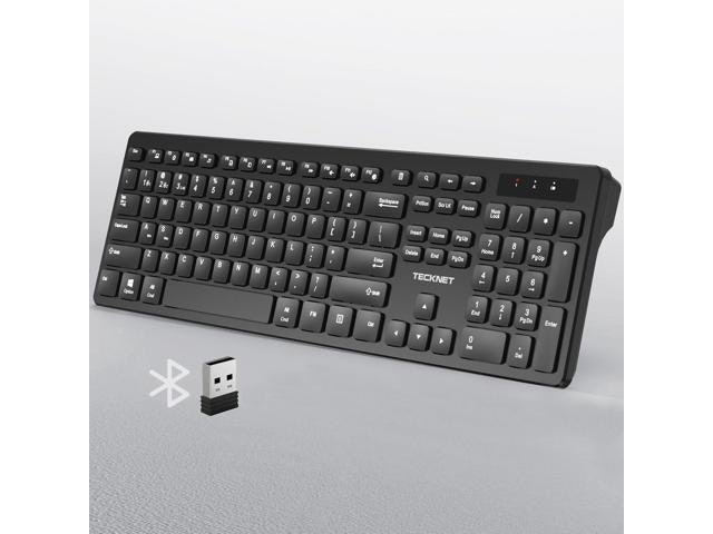 Tecknet Wireless Multi-Device Bluetooth and 2.4G Keyboard: $43.39 Tecknet Wireless Multi-Device Bluetooth and 2.4G Keyboard: $43.39