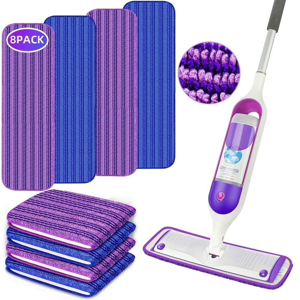 Ilavclean Reusable Microfiber Mop Pad Refills 8-Pack: $14.89 Ilavclean Reusable Microfiber Mop Pad Refills 8-Pack: $14.89