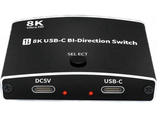 USB C Bi-Directional 8K KVM Switcher: $47.89 USB C Bi-Directional 8K KVM Switcher: $47.89