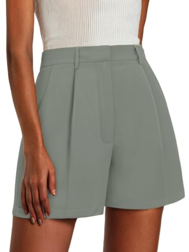 Feiersi Women's Elastic Waist Tailored Dressy Casual Shorts: $16.99 Feiersi Women's Elastic Waist Tailored Dressy Casual Shorts: $16.99