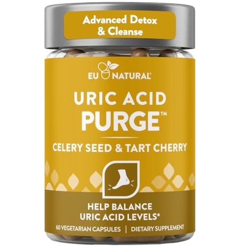 Eu Natural Purge Uric Acid Flush Supplement 60-Capsule Bottle: $22.49
