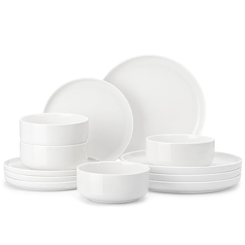 Malacasa Porcelain Plates and Bowls Dinnerware Set 12-Piece: $47.59 Malacasa Porcelain Plates and Bowls Dinnerware Set 12-Piece: $47.59