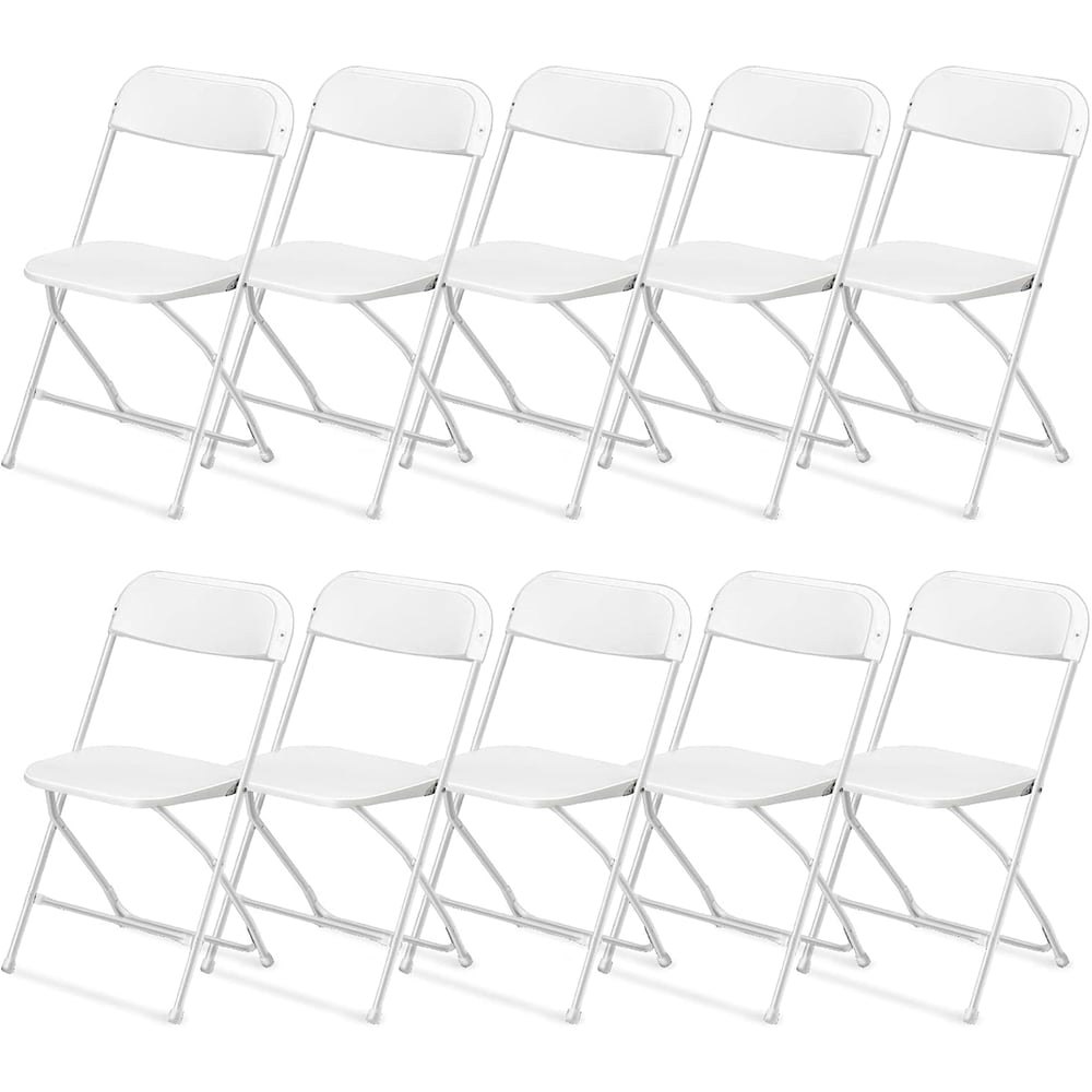 Ubesgoo Plastic Folding Chair 10-Pack: $98.99 Ubesgoo Plastic Folding Chair 10-Pack: $98.99