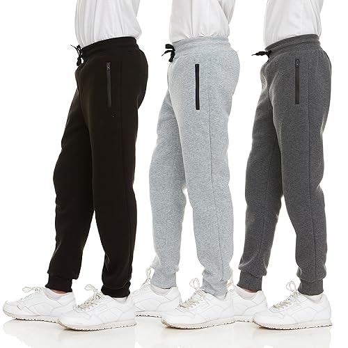Pure Champ Boys Fleece Athletic Jogger Sweatpants 3-Pack: $32.99 Pure Champ Boys Fleece Athletic Jogger Sweatpants 3-Pack: $32.99