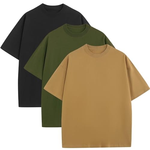 Men's Oversized Crewneck T-Shirt 3-Pack: $24.04 Men's Oversized Crewneck T-Shirt 3-Pack: $24.04