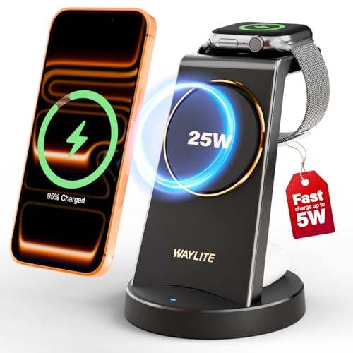 3-in-1 Magnetic Wireless Charging Station: $24.67 3-in-1 Magnetic Wireless Charging Station: $24.67
