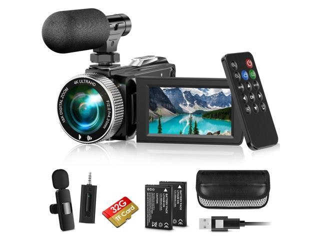4K 48MP Vlogging Camcorder with 32GB Card: $128.99 4K 48MP Vlogging Camcorder with 32GB Card: $128.99