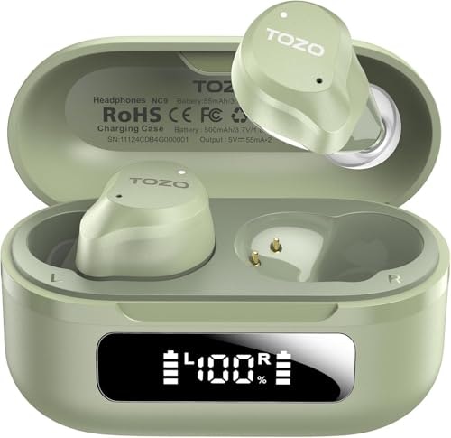 Tozo NC9 Hybrid Active Noise Cancelling Wireless Earbuds: $29.97 Tozo NC9 Hybrid Active Noise Cancelling Wireless Earbuds: $29.97