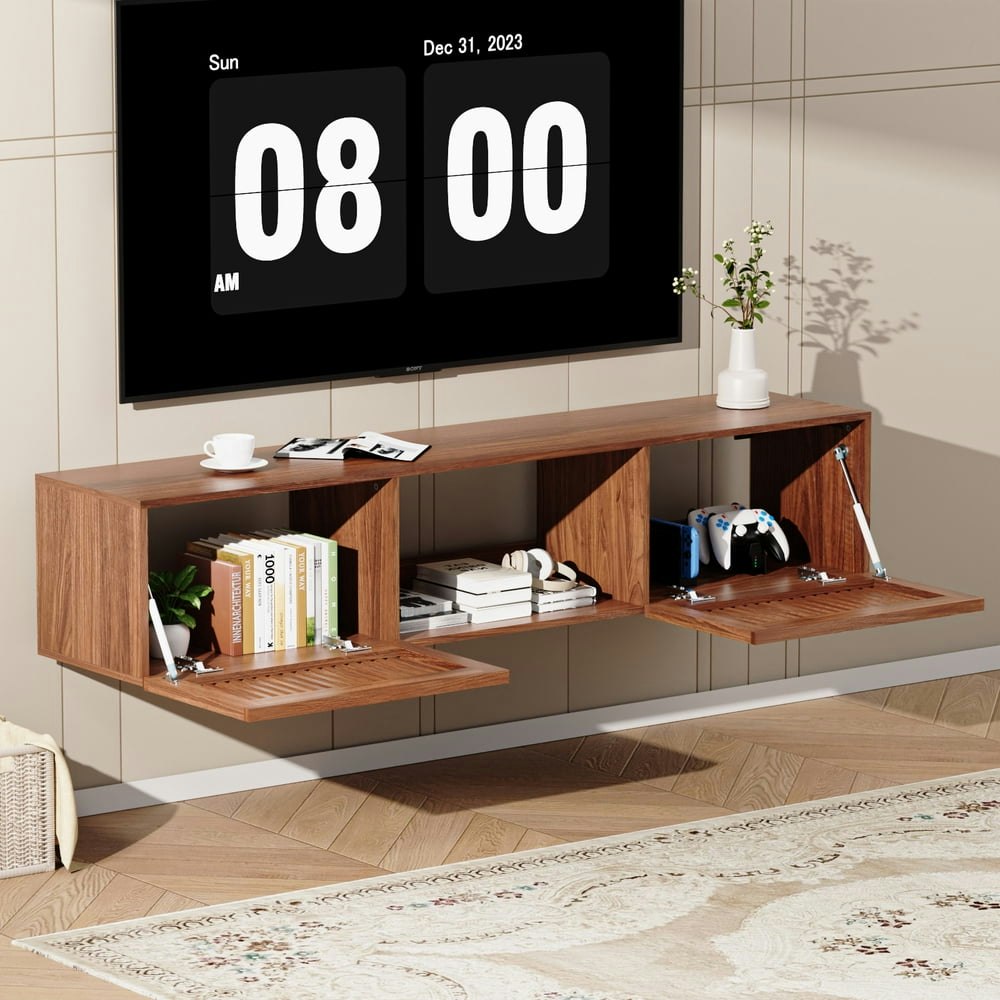 Hommpa Floating Media Console for 80-inch TV: $69.85 Hommpa Floating Media Console for 80-inch TV: $69.85