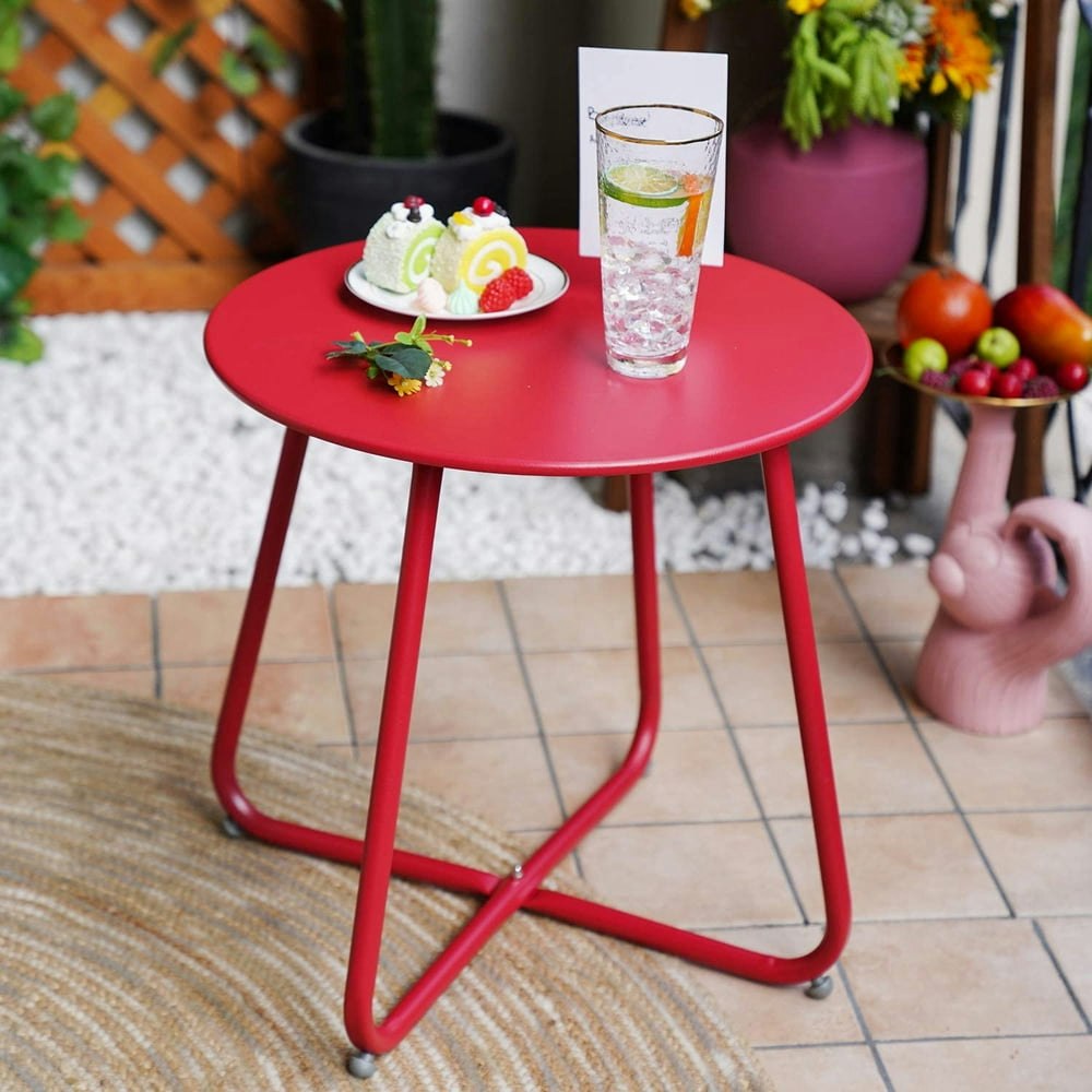 Grand Patio Steel Side Table: $29.06 Grand Patio Steel Side Table: $29.06