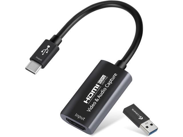 Guermok HDMI to USB-C 1080p 60FPS Video Capture Card: $44.83
