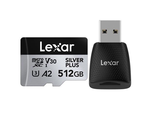 Lexar Professional 512GB Silver Plus microSDXC UHS-I Memory Card: $140.98 Lexar Professional 512GB Silver Plus microSDXC UHS-I Memory Card: $140.98