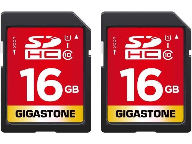 Gigastone 16GB SDHC Memory Card 2-Pack: $46.99 Gigastone 16GB SDHC Memory Card 2-Pack: $46.99