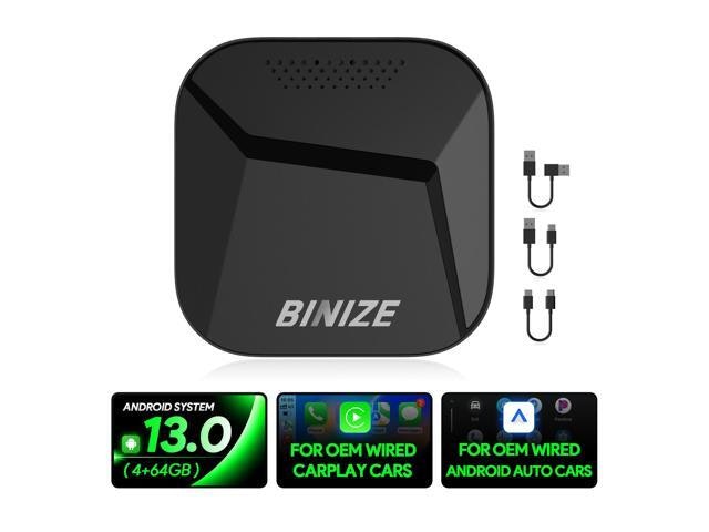 Binize Wireless CarPlay and Android Auto Multimedia Video Box 4GB/64GB: $179.99 Binize Wireless CarPlay and Android Auto Multimedia Video Box 4GB/64GB: $179.99