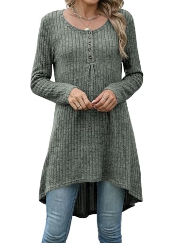 Naggoo Women's Long Sleeve Henley Pullover Sweater: $21.24 Naggoo Women's Long Sleeve Henley Pullover Sweater: $21.24