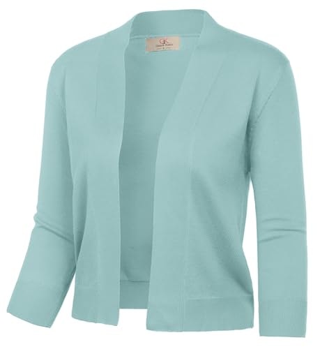 Grace Karin Women's Lightweight Open Front Cropped Cardigan: $23.22