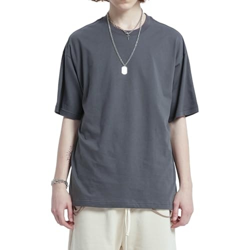 Men's Oversized Heavyweight Crewneck T-Shirt: $12.10 Men's Oversized Heavyweight Crewneck T-Shirt: $12.10