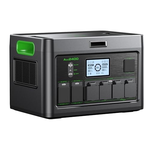 2,400W 1,843Wh Portable Solar Power Station: $499.98