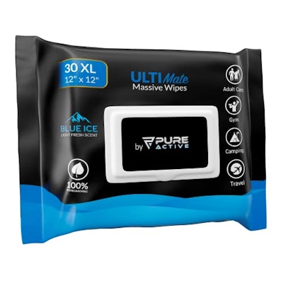 Pure Active 12x12-Inch Body Wipes 30-Pack for $20 + free shipping w/ Prime