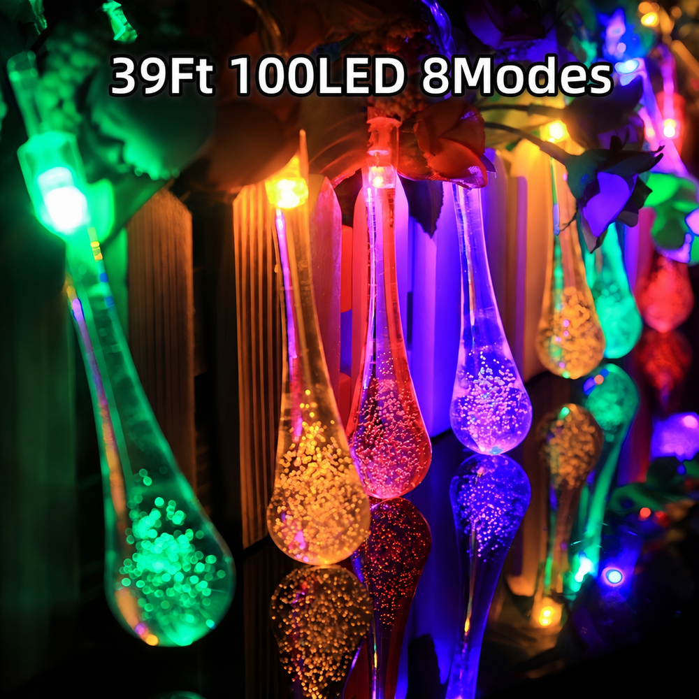 Mehoom 100-LED 39-Foot Solar String Lights: $14.09 Mehoom 100-LED 39-Foot Solar String Lights: $14.09