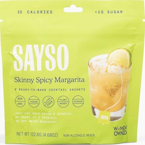 Sayso Skinny Spicy Margarita Cocktail Tea Bags 8-Pack: $14.44 Sayso Skinny Spicy Margarita Cocktail Tea Bags 8-Pack: $14.44