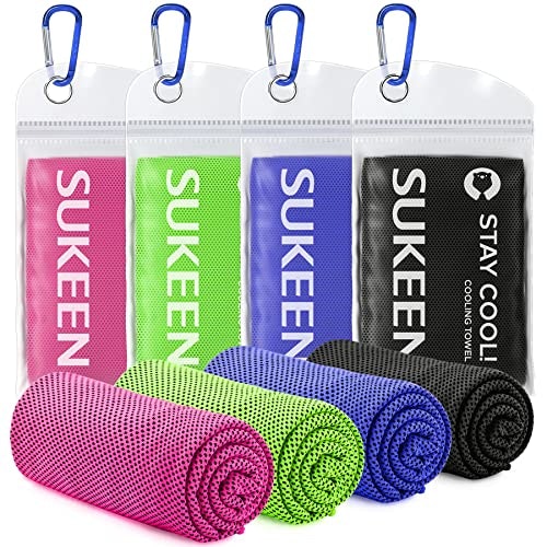 Sukeen 40" x 12" Cooling Towel 4-Pack: $9.99 Sukeen 40" x 12" Cooling Towel 4-Pack: $9.99