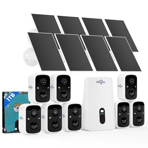 Hiseeu 8-Camera Wireless Solar Security System with 1TB HDD: $305.99 Hiseeu 8-Camera Wireless Solar Security System with 1TB HDD: $305.99