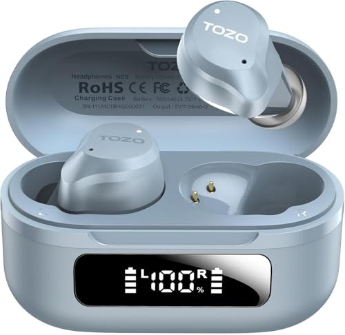Tozo NC9 Hybrid Active Noise Cancelling Wireless Earbuds: $29.99 Tozo NC9 Hybrid Active Noise Cancelling Wireless Earbuds: $29.99