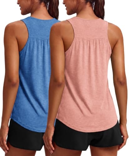 Pinspark Women's Athletic Racerback Tank Top 2-Pack: $12.74 Pinspark Women's Athletic Racerback Tank Top 2-Pack: $12.74