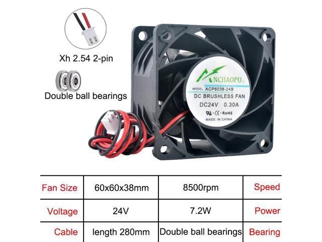 ACP6038 60mm High-Speed Axial Cooling Fan: $24 ACP6038 60mm High-Speed Axial Cooling Fan: $24