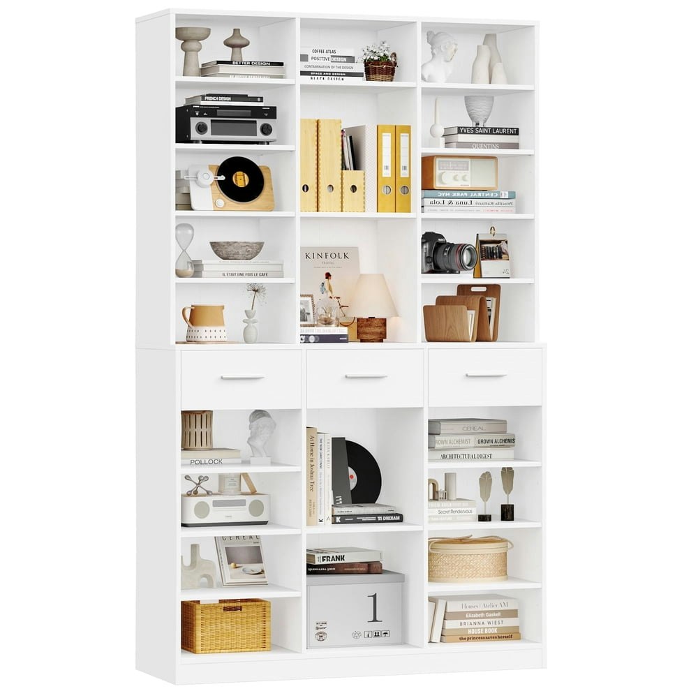 Homfa 75-Inch 3-Drawer Bookshelf: $179.95 Homfa 75-Inch 3-Drawer Bookshelf: $179.95