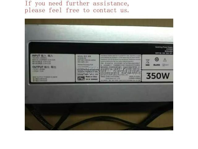 Dell 350W Power Supply for R530 T330 Servers: $107.68 Dell 350W Power Supply for R530 T330 Servers: $107.68