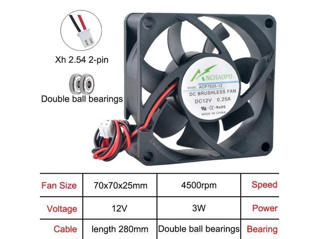 ACP7025 70mm Axial Cooling Fan: $19 ACP7025 70mm Axial Cooling Fan: $19