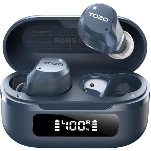 Tozo NC9 Hybrid Active Noise Cancelling Wireless Earbuds: $29.98 Tozo NC9 Hybrid Active Noise Cancelling Wireless Earbuds: $29.98
