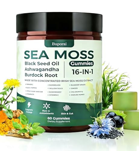Buporai 16-in-1 Sea Moss Gummies: $21.22 Buporai 16-in-1 Sea Moss Gummies: $21.22