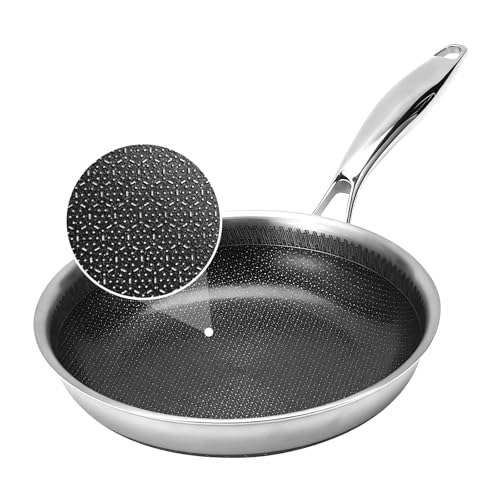 Legacy Culinaryware 8-Inch Tri-Ply Stainless Steel Hybrid Frying Pan: $22.78