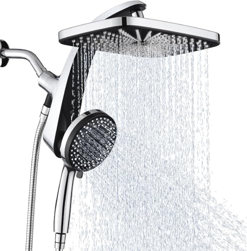 12-Inch High Pressure Rain Shower Head with Handheld Showerhead: $47.45 12-Inch High Pressure Rain Shower Head with Handheld Showerhead: $47.45