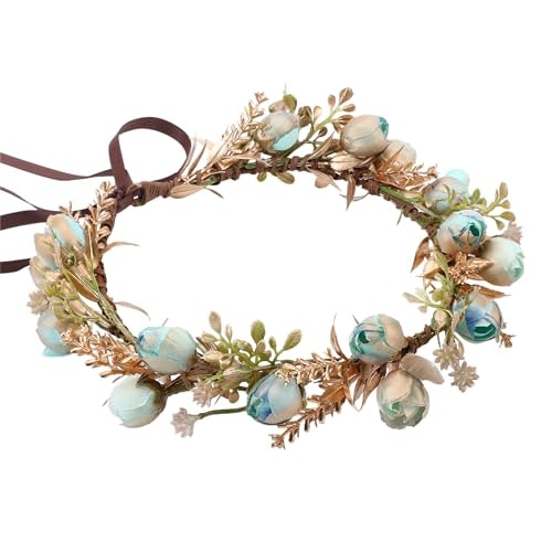 Korvishow Women's Flower Crown Headband: $8.99 Korvishow Women's Flower Crown Headband: $8.99