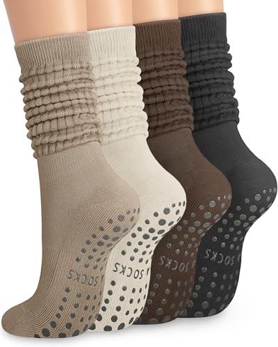 YSense Slouchy Pilates Grip Socks 4-Pack: $9.98 YSense Slouchy Pilates Grip Socks 4-Pack: $9.98