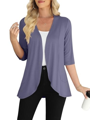Yincro Women's 3/4 Sleeve Casual Cardigan: $16.99 Yincro Women's 3/4 Sleeve Casual Cardigan: $16.99