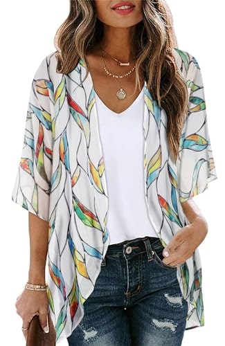 Women's Floral Kimono Cardigan Cover Up: $14.95 Women's Floral Kimono Cardigan Cover Up: $14.95