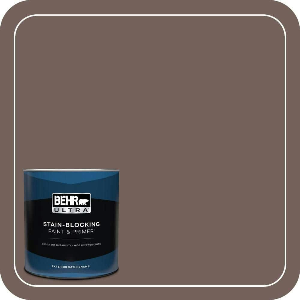 Behr Sweet Truffle Satin Exterior Enamel Paint and Primer 1-Quart: $29.98 Behr Sweet Truffle Satin Exterior Enamel Paint and Primer 1-Quart: $29.98