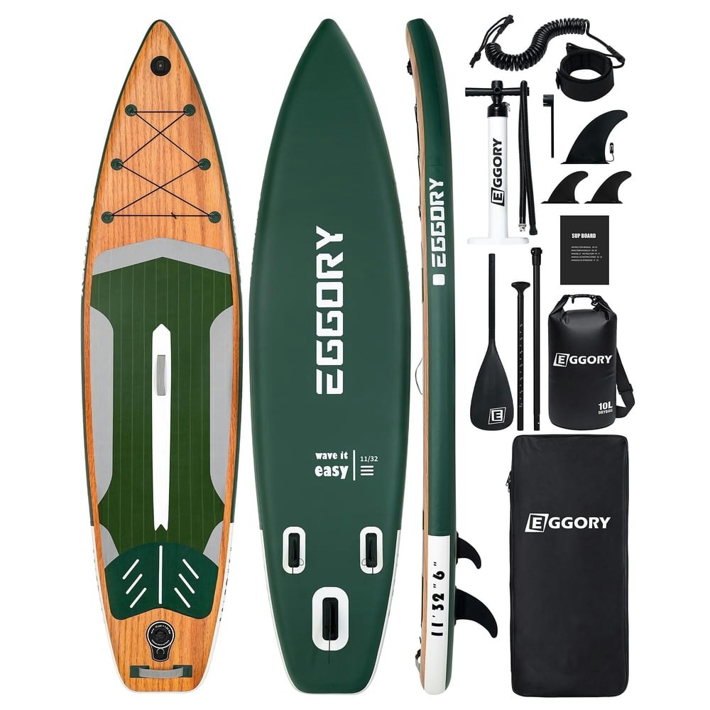 Eggory 11-foot Inflatable Stand Up Paddle Board: $149.99 Eggory 11-foot Inflatable Stand Up Paddle Board: $149.99