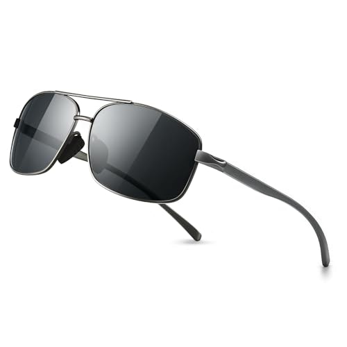 Sungait Polarized Rectangular Sunglasses: $14.39