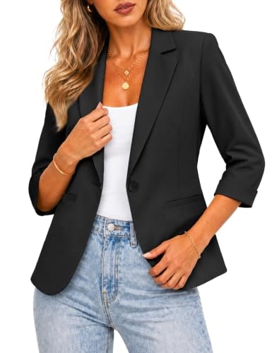 Asuoagio Women's Lightweight Casual Blazer: $29.98