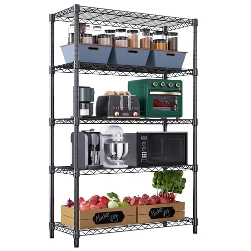 M MZG 1,750-lb Capacity 5-Tier Steel Storage Shelving Unit: $127.48 M MZG 1,750-lb Capacity 5-Tier Steel Storage Shelving Unit: $127.48